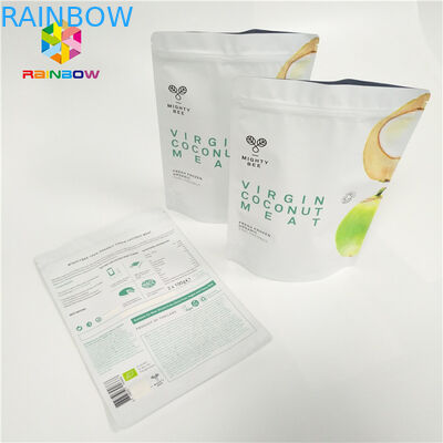 El fotograbado que imprime el empaquetado de las bolsas plásticas reutilizable coloca bolsos frescos secados con la cremallera