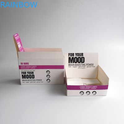 Empaquetado al por menor de empaquetado de la caja Kraft de la cartulina amistosa de Eco plegable para el chocolate