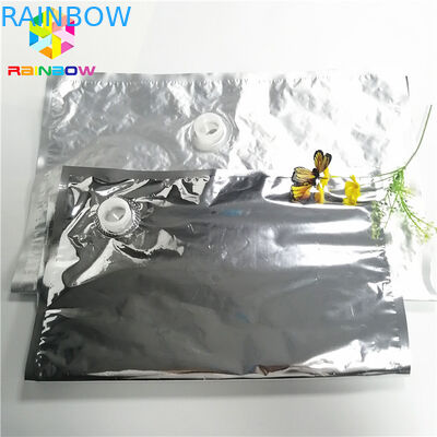 Escápese el almacenamiento de empaquetado del zumo de manzana del vino del papel de aluminio de la bolsa del canalón de la prueba 2L 3L 5L