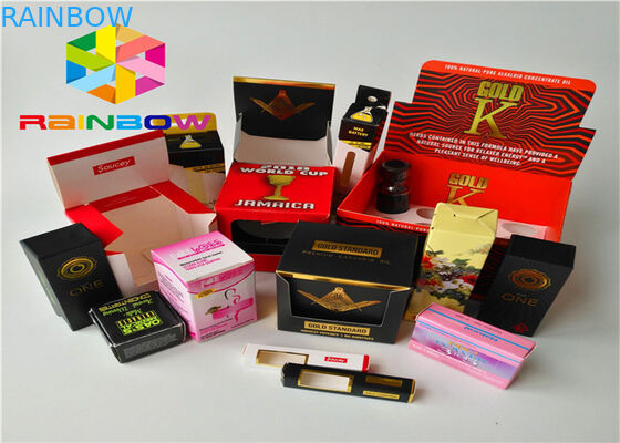 Caja de papel acanalada de encargo que empaqueta la exhibición cosmética del contador de la máscara para los productos para el cuidado de la piel