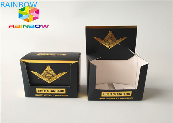 Caja de presentación contraria al por menor acanalada de papel reciclada para el jugo líquido de la e de la e de Vape del vapor