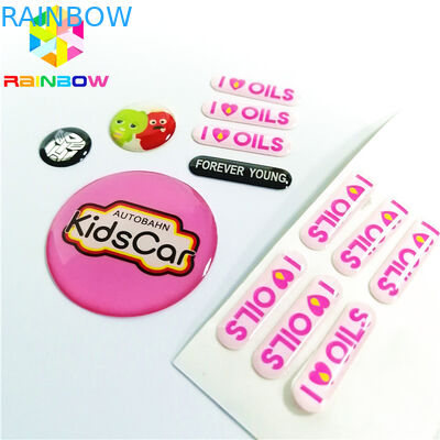 La manga material de epoxy del encogimiento etiqueta la impresión en offset con la esquina recta cortada con tintas