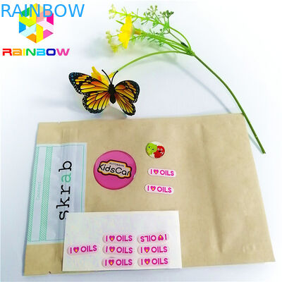 La manga material de epoxy del encogimiento etiqueta la impresión en offset con la esquina recta cortada con tintas