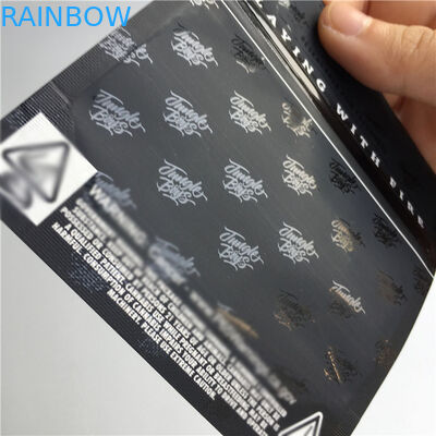 Bolsas alineadas impresas Ziplock de empaquetado del papel de aluminio de Mylar de los bolsos del sellado caliente a prueba de niños