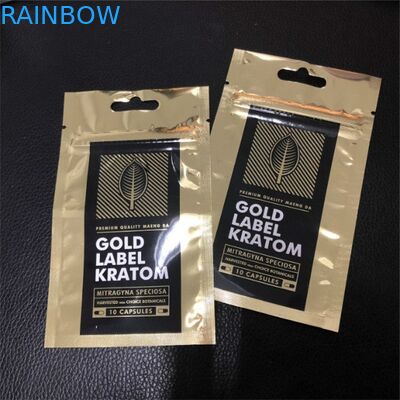 Tres bolsas plásticas de Mylar del sello de los lados que empaquetan el logotipo de encargo de los bolsos impreso