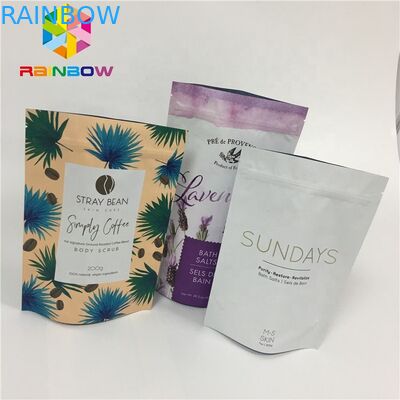 3 capas laminaron la bolsa cosmética vacía de la máscara del bolso del papel de aluminio de la máscara que se puede volver a sellar