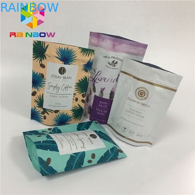 3 capas laminaron la bolsa cosmética vacía de la máscara del bolso del papel de aluminio de la máscara que se puede volver a sellar