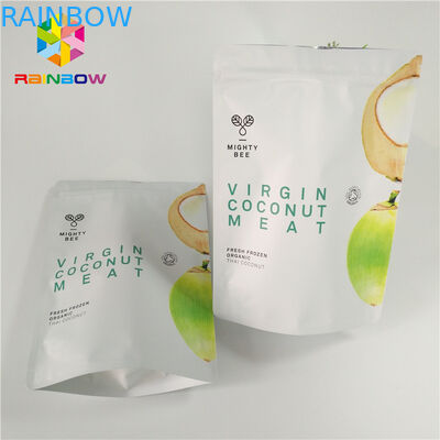 Bolsas plásticas mates de la ventana clara que empaquetan la soldadura cristalina de la sal de baño del papel de aluminio