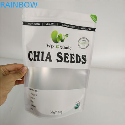 Los bolsos plásticos de aluminio de los snacks secaron el acondicionamiento de los alimentos para las especias de las semillas del arroz de los pescados