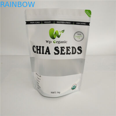 Los bolsos plásticos de aluminio de los snacks secaron el acondicionamiento de los alimentos para las especias de las semillas del arroz de los pescados