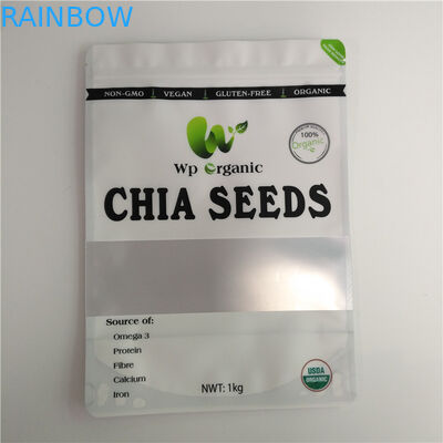 Los bolsos plásticos de aluminio de los snacks secaron el acondicionamiento de los alimentos para las especias de las semillas del arroz de los pescados