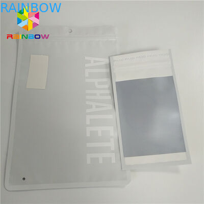 Embalaje blanco mate de la decoración del anillo del auricular de Mylar del sellado caliente de la prueba del olor del paquete de las bolsas plásticas