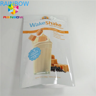 Las bolsas plásticas que empaquetan, papel de la categoría alimenticia de aluminio se colocan para arriba empaquetan el artículo Ziplock