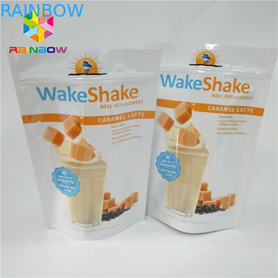 Las bolsas plásticas que empaquetan, papel de la categoría alimenticia de aluminio se colocan para arriba empaquetan el artículo Ziplock