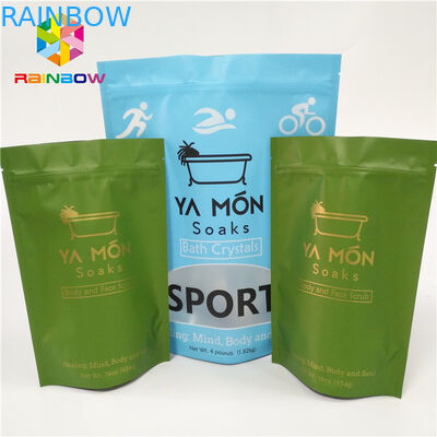 Que se puede volver a sellar plásticos de Mylar del papel de aluminio se levantan las bolsas Doypack para el embalaje del azúcar del caramelo del bocado