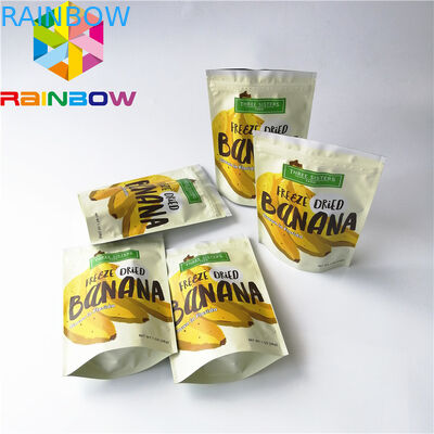 Bolsas plásticas de encargo del logotipo que empaquetan los bolsos brillantes de Doypack de la cremallera de Mylar de la semilla de la mala hierba de la hoja