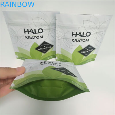 El empaquetado Ziplock de las bolsas plásticas de la categoría alimenticia se levanta los bolsos de Kratom para el polvo/la píldora