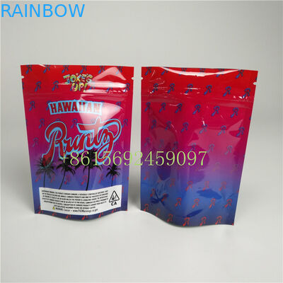 Bolsa de empaquetado de la galleta de la mala hierba de Runtz de los muchachos de la selva de la cremallera del incienso herbario plástico de la cerradura