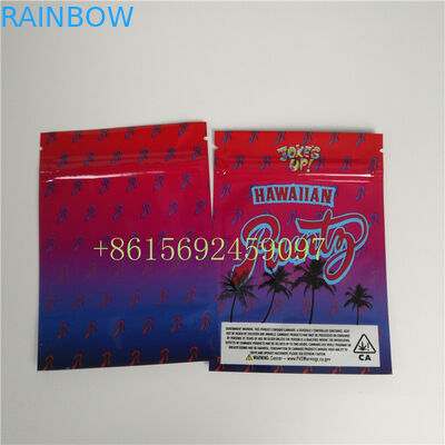 Bolsa de empaquetado de la galleta de la mala hierba de Runtz de los muchachos de la selva de la cremallera del incienso herbario plástico de la cerradura