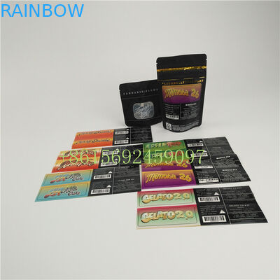 El bolso a prueba de humedad del cierre en la parte superior 3.5g, se levanta el empaquetado de Mylar de la etiqueta engomada del muchacho de la selva de la bolsa