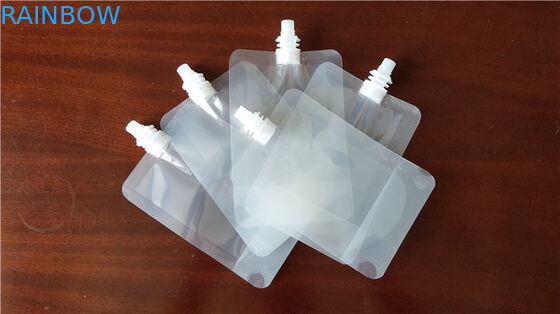 Bolsos lacrables de los alimentos para niños del canalón de las bolsas de la comida de la bebida del jugo del recipiente reutilizable de la leche