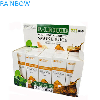 Caja de papel plegable que empaqueta la etiqueta engomada líquida de la botella del aceite E de 10ml 15ml 30ml CBD