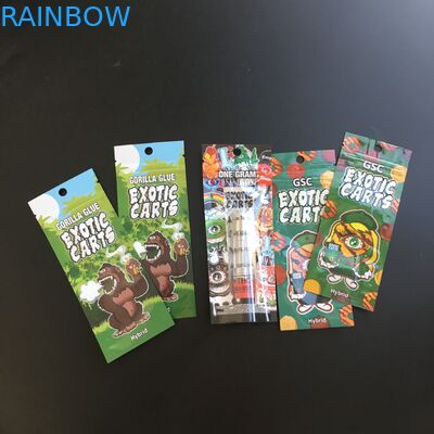 Bolsas plásticas de la lámina de mylar que empaquetan la impresión de encargo de la cremallera para las envolturas del tabaco de cigarro