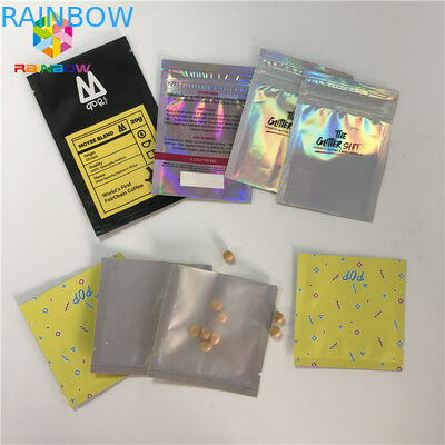 Los cosméticos térmicos en caliente prueba del olor hacen tabletas las píldoras que empaquetan las mini pulgadas 3x5 con la parte posterior clara