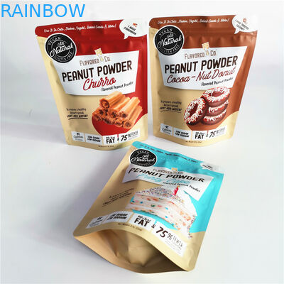 bolsas a prueba de humedad del bolso del papel de aluminio del polvo 8oz modificadas para requisitos particulares para el envasado de alimentos