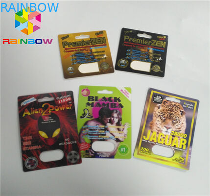 Encapsule la tarjeta plástica de la impresión de los PP 3D sola/el agujero de la píldora del doble para el rinoceronte 69