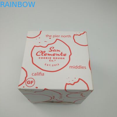 Diseño modificado para requisitos particulares cajas de almacenamiento materiales de papel del pastel de bodas del tamaño de la cartulina de la categoría alimenticia