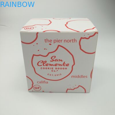 Diseño modificado para requisitos particulares cajas de almacenamiento materiales de papel del pastel de bodas del tamaño de la cartulina de la categoría alimenticia