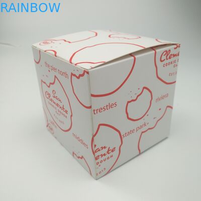 Diseño modificado para requisitos particulares cajas de almacenamiento materiales de papel del pastel de bodas del tamaño de la cartulina de la categoría alimenticia