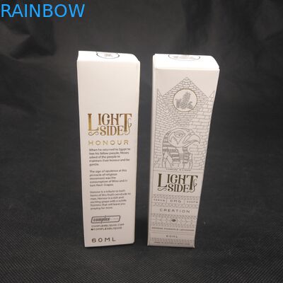 Caja de papel de empaquetado de la impresión de encargo, caja cosmética del papel de regalo con el sellado caliente