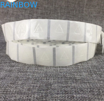 La manga del encogimiento del claro del ANIMAL DOMÉSTICO etiqueta las etiquetas engomadas de Braille tipo amonestador táctil adhesivo del triángulo