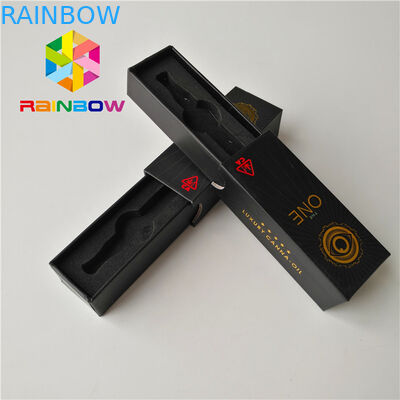 Bolsos modificados para requisitos particulares de Mylar del cartucho de Cbd Vape del diseño que empaquetan el final superficial mate