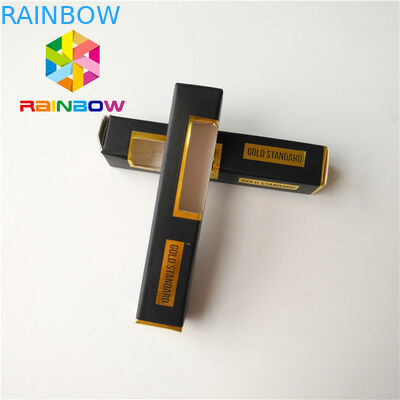 Bolsos modificados para requisitos particulares de Mylar del cartucho de Cbd Vape del diseño que empaquetan el final superficial mate