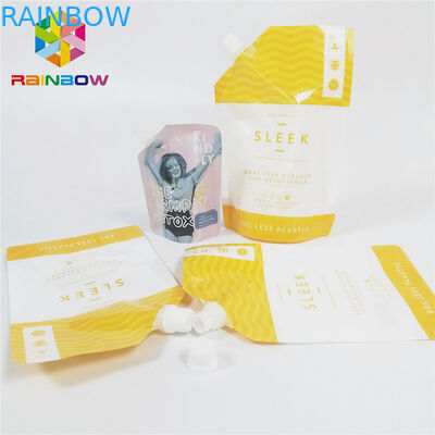 Bolsa líquida del canalón del jugo de la bebida que empaqueta la prueba laminada del escape para la bebida