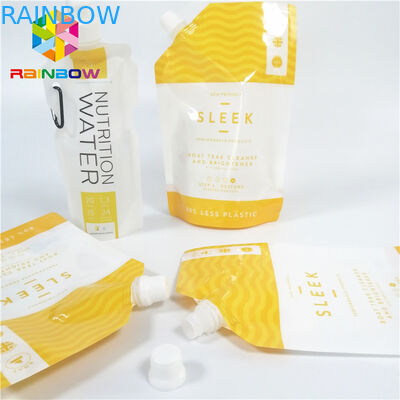 Bolsa líquida del canalón del jugo de la bebida que empaqueta la prueba laminada del escape para la bebida