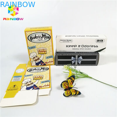 La marca de encargo reciclable del diseño del logotipo imprimió las cajas de tarjeta de papel de sellado calientes ULTRAVIOLETA con el agujero de la caída para los cosméticos del regalo