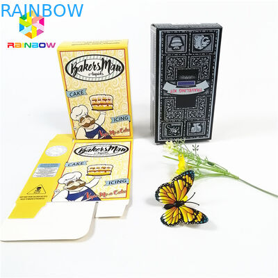 El logotipo de sellado caliente brillante brillante de la marca del OEM imprimió las cajas de tarjeta de empaquetado de la pestaña de los cosméticos del regalo de la caja de papel