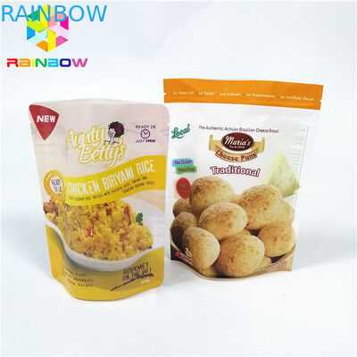 Bolsas plásticas cocidas al vapor salsa que empaquetan la ebullición cocinando la cerradura de la cremallera del almacenamiento del vacío