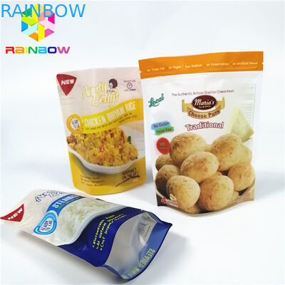 Bolsas plásticas cocidas al vapor salsa que empaquetan la ebullición cocinando la cerradura de la cremallera del almacenamiento del vacío