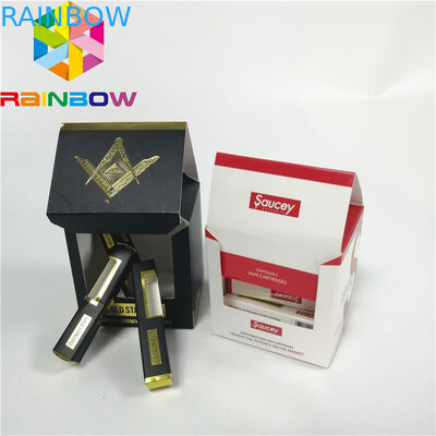 El nuevo cosmético de encargo del papel de Kraft de la cartulina encajona la caja de empaquetado del perfume 30ml del aceite de la botella de lujo del dropper