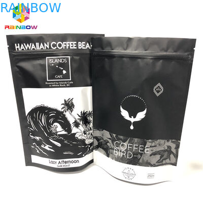 El fotograbado que imprime bolsos del papel de aluminio, el café molido se levanta bolsos de la cremallera con la válvula