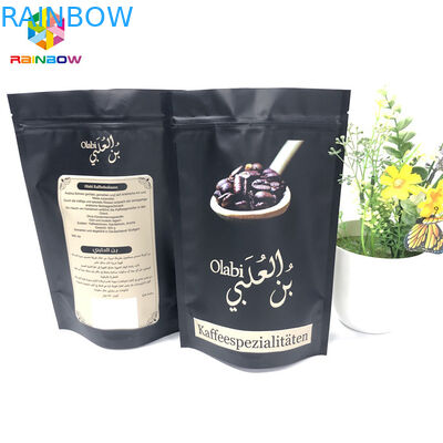 El fotograbado que imprime bolsos del papel de aluminio, el café molido se levanta bolsos de la cremallera con la válvula