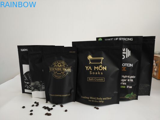 El fotograbado que imprime bolsos del papel de aluminio, el café molido se levanta bolsos de la cremallera con la válvula