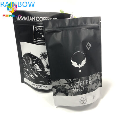 Bolsa de la hoja del té de los asadores que empaqueta 100g 250g 500g que se levanta el paquete de lujo mate del café de Mylar