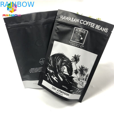 Bolsa de la hoja del té de los asadores que empaqueta 100g 250g 500g que se levanta el paquete de lujo mate del café de Mylar