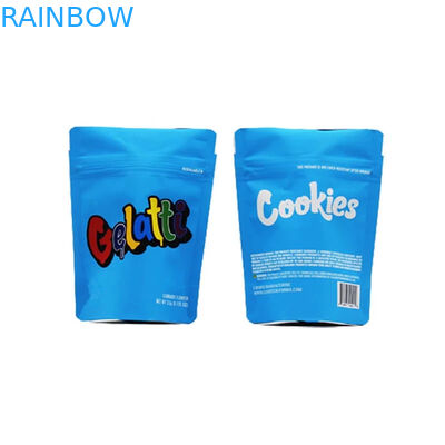 El niño plástico resistente se levanta tamaño de empaquetado de los bolsos 3.5g de la flor biodegradable de la bolsa